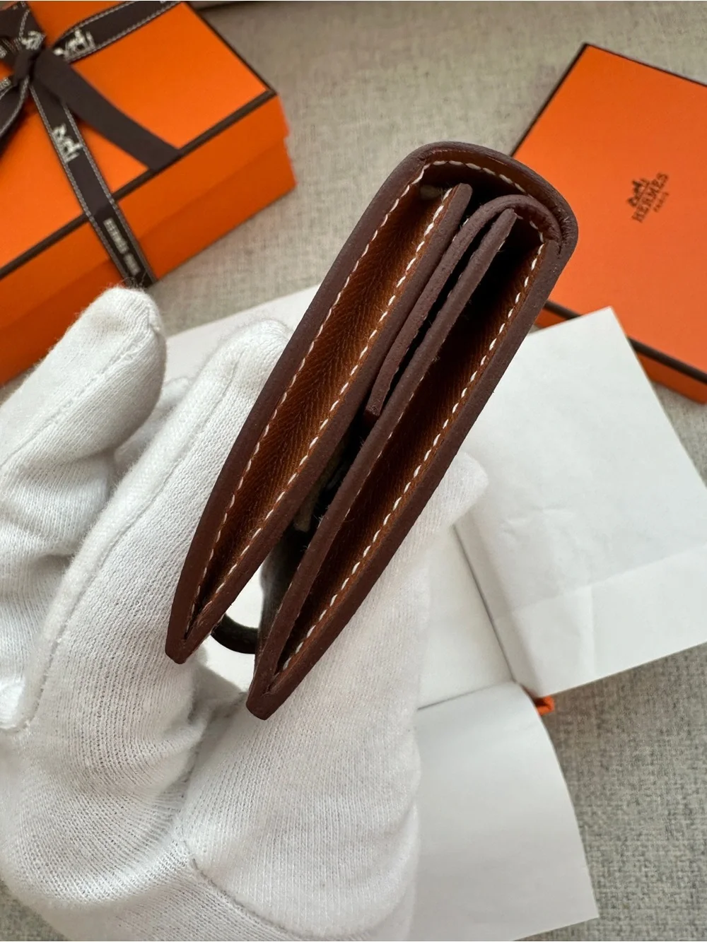 Hermes Bearn mini wallet